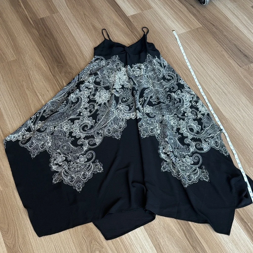 Hinge Black and Silver Asymmetrical Dress - Picture 5 of 5